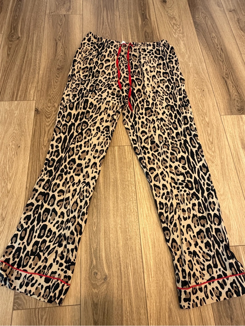 Bed Head Pjs x Trina Turk size Medium Cheetah Animal Print Pajama Set - Picture 7 of 10